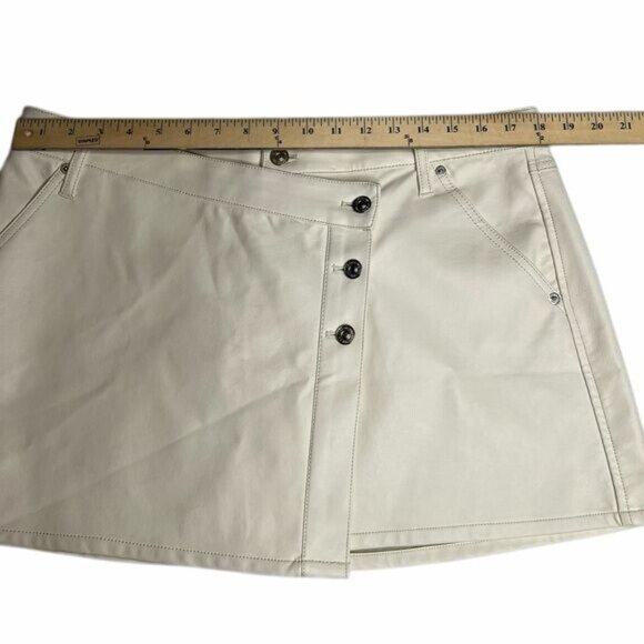 Free People/We The Free Wynne Vegan Leather Skirt Size EU 32 - US Large - Picture 10 of 14